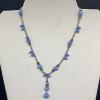 3_ Vintage glass and silver beads with matching earrings $55 