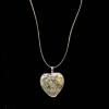 16_ Abalone heart on rubber strand with sterling silver clasp $30
