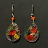 16_Resin and dried flowers glass sterling silver wire $35 SOLD GF