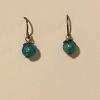 30_22k Venetian glass small balls oxidized sterling silver $30