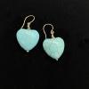 31_ Composite heart sterling silver ear wire $25
