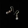 42- Chocolate moonstone sterling silver 1.25" $40