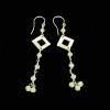 76_Sterling silver and chalcedony 2.5" $40