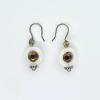 82_shell glass sterling silver 1" $30