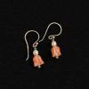 101_ Coral baby pearl sterling silver $40 SOLD JD