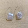 106_ Square pearls and sterling silver 1.5" $35