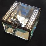 04_Suare bevels, reeded glass, embellishments. 2.5" $150