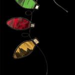 02_ rare Spectrum glass lights strand approx 6" $35