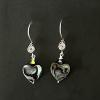 107_ Abolone hearts with Swarvarski crystal and sterling silver  1.25" $54