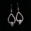 31_Fun wire pearls Loops, Sterling silver ear wire 1.5"  $30 SOLD