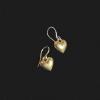 12_Plump little brushed finish gold plated hearts, 14K gold-filled wire .5" $35