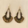 47_Turkish brass, 14K gold-filled ear wire  2.75" $48