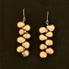 58_Large gold pearls, 22K gold vermeil, 14K gold-filled ear wire  1.25" $52
