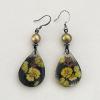01_Wildflowers, resin, yellow pearls 1.5" $52