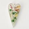 03_Dried wildflowers, Silver plated 2.5 heart $40