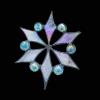 03_teal irridized cloudy $30